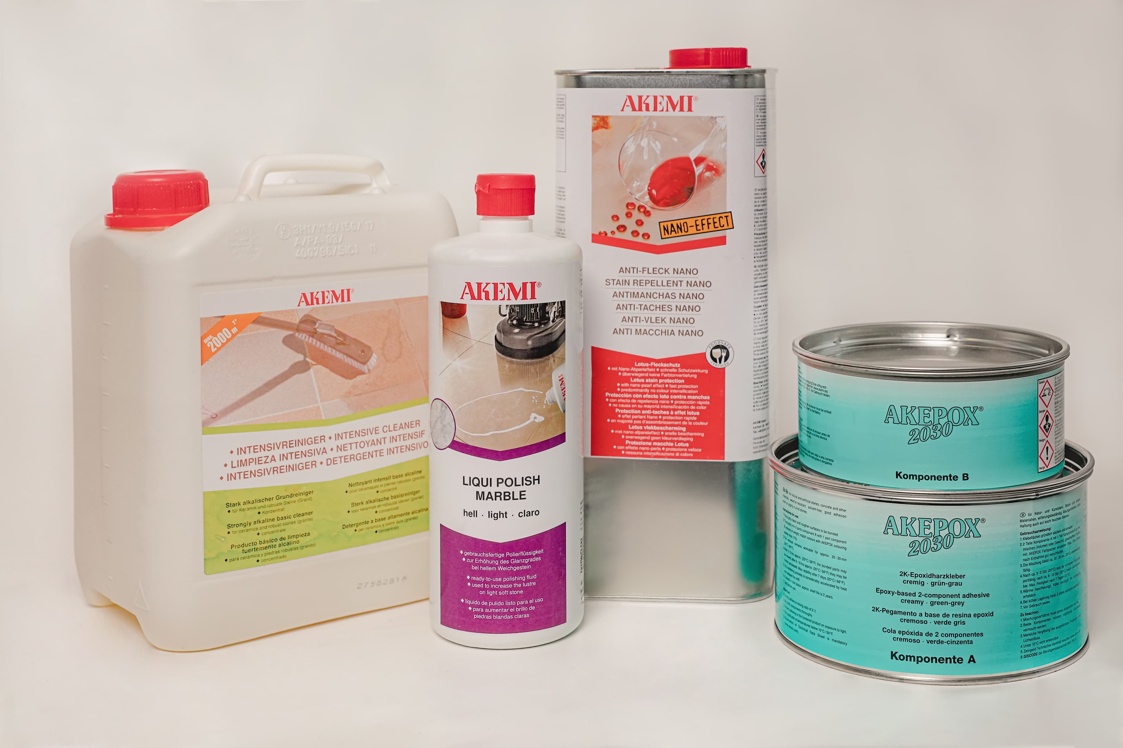 AKEMI Steinpflege Produkte